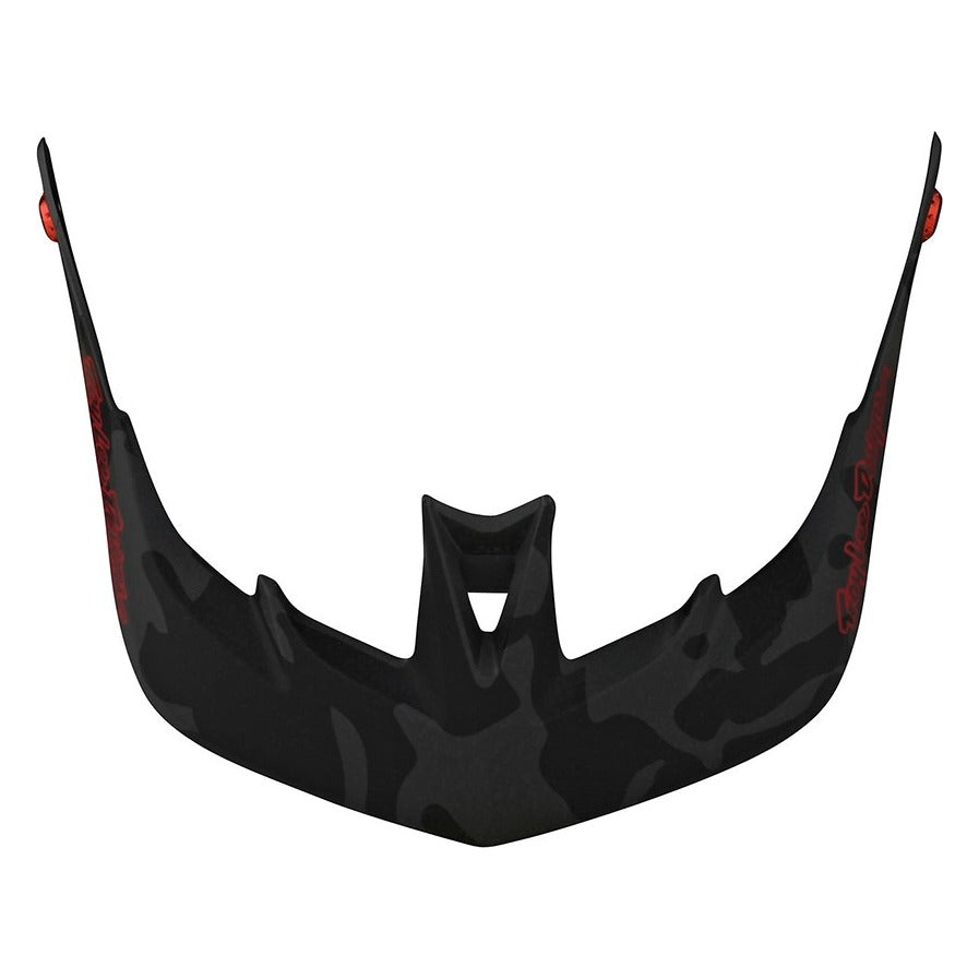Troy Lee Designs 22 Er A3 Visor - Camo Grey / Red