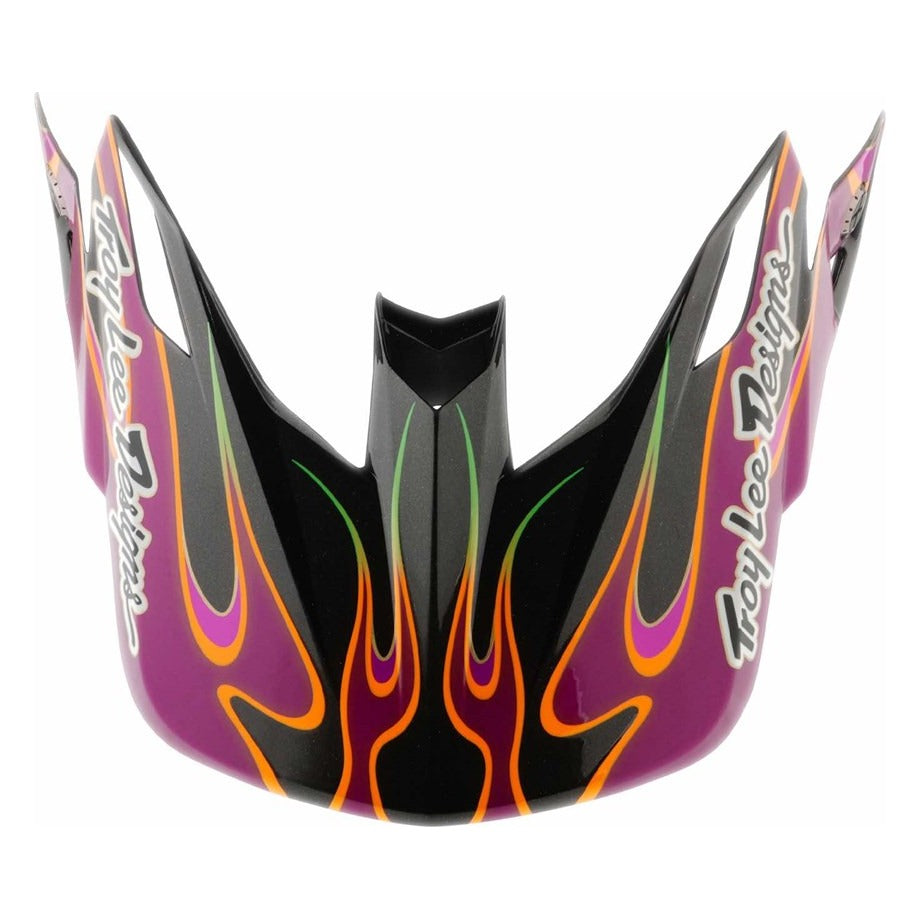 Troy Lee Designs 26.1 SE5 Visor - Torched Black / Violet