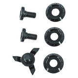 Troy Lee Designs 26.2 SE5 Visor Screw Set - Side Black Plastic 3 Pack
