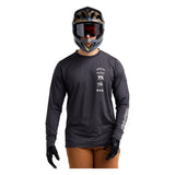 Troy Lee Designs Ruckus Ride Long Sleeve Tee - Destroy Carbon
