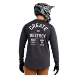 Troy Lee Designs Ruckus Ride Long Sleeve Tee - Destroy Carbon