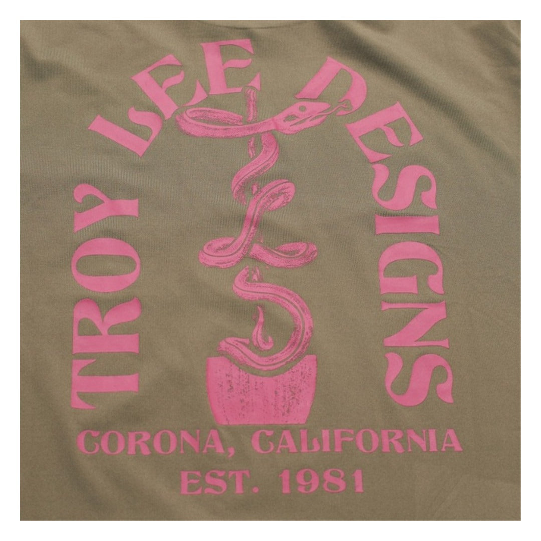 Troy Lee Designs Ruckus Ride Long Sleeve Tee - Fangs Olive