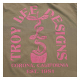 Troy Lee Designs Ruckus Ride Long Sleeve Tee - Fangs Olive
