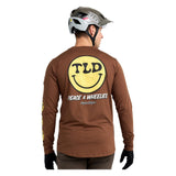 Troy Lee Designs Ruckus Ride Long Sleeve Tee - Wheelies Chocolate