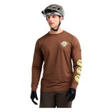 Troy Lee Designs Ruckus Ride Long Sleeve Tee - Wheelies Chocolate