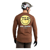 Troy Lee Designs Ruckus Ride Long Sleeve Tee - Wheelies Chocolate