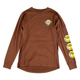 Troy Lee Designs Ruckus Ride Long Sleeve Tee - Wheelies Chocolate