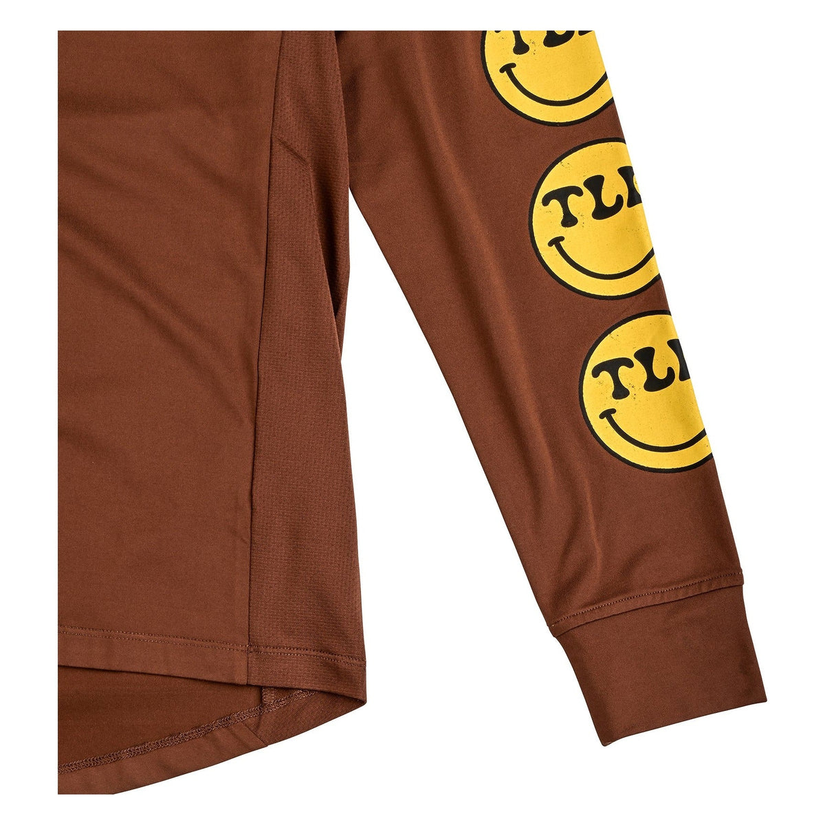 Troy Lee Designs Ruckus Ride Long Sleeve Tee - Wheelies Chocolate