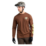Troy Lee Designs Ruckus Ride Long Sleeve Tee - Wheelies Chocolate