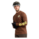 Troy Lee Designs Ruckus Ride Long Sleeve Tee - Wheelies Chocolate
