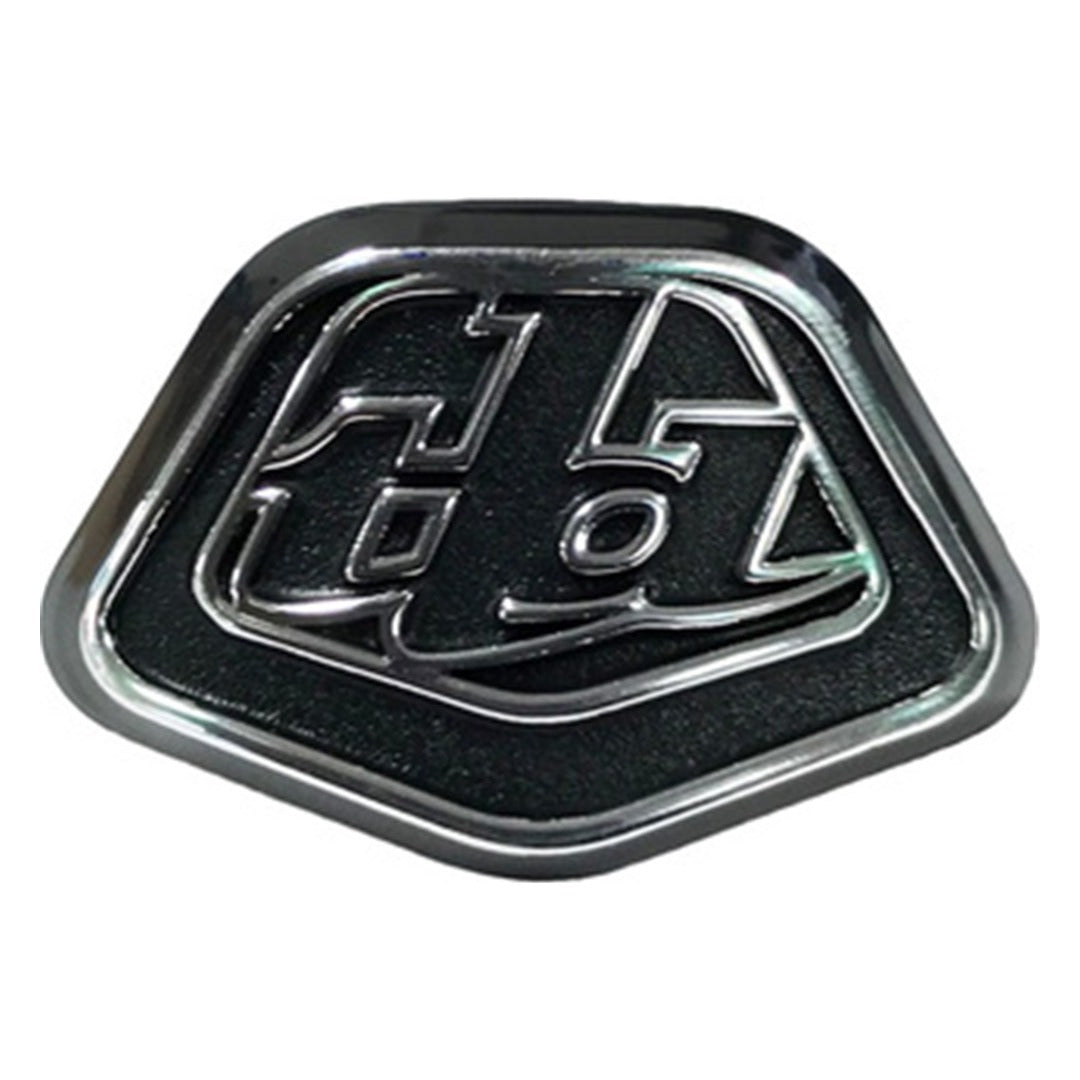 Troy Lee Designs SE4 Front Chinbar Badge - Tld Badge Black / Silver