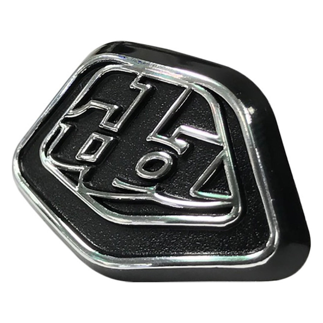 Troy Lee Designs SE4 Front Chinbar Badge - Tld Badge Black / Silver