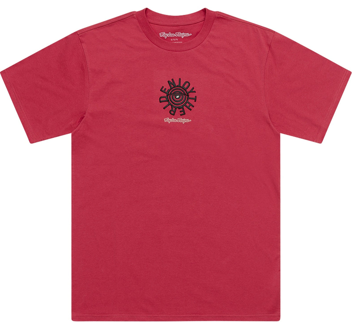Troy Lee Designs SHORT SLEEVE TEE ENJOY FUCHSIA FRONT