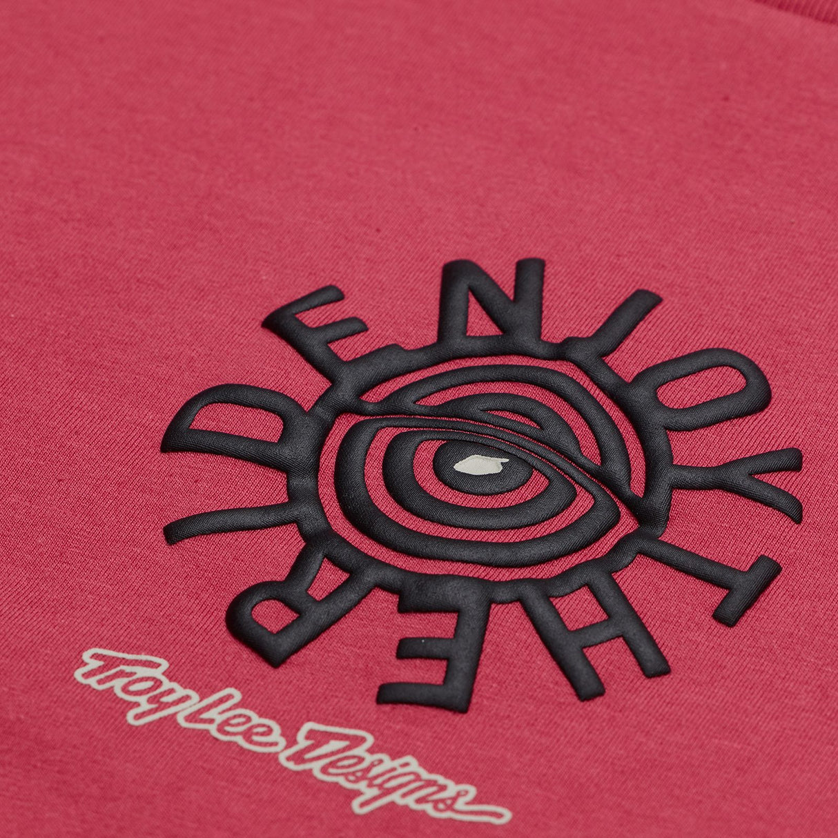Troy Lee Designs SHORT SLEEVE TEE ENJOY FUCHSIA PRINT FOCUSED