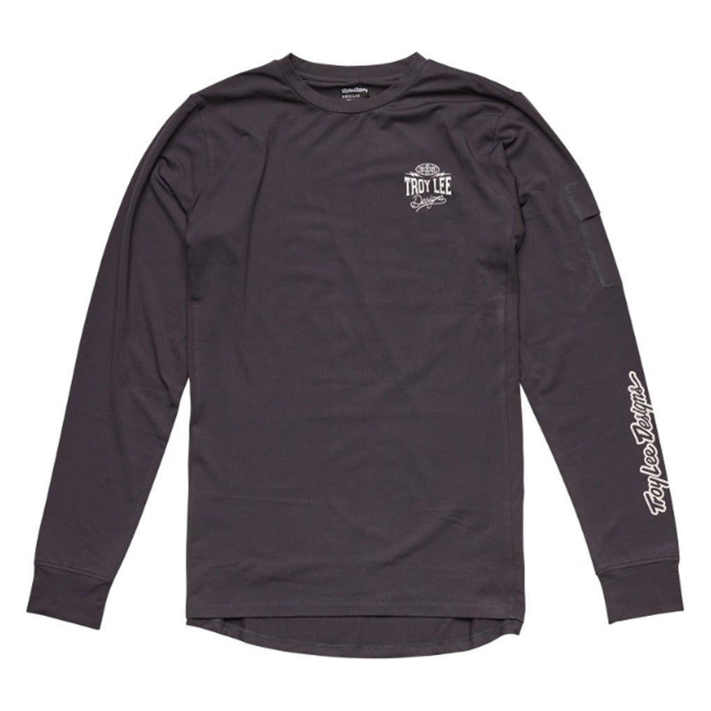 Troy Lee Designs Youth Ruckus Ride Long Sleeve - Tee Bolts Carbon