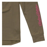 Troy Lee Designs Youth Ruckus Ride Long Sleeve - Tee Fangs Olive