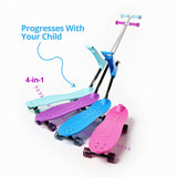 Ookkie Kids Learner Skateboard - Blue