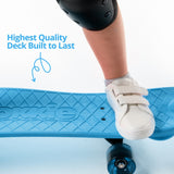 Ookkie Kids Learner Skateboard - Blue