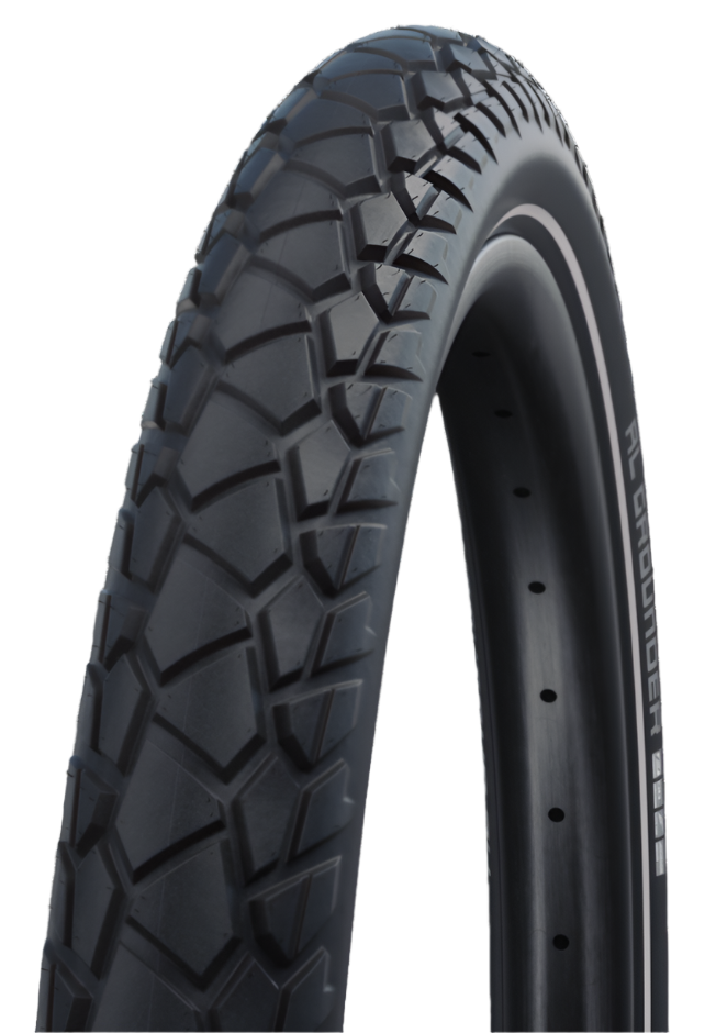 Schwalbe Al Grounder 27.5 x 2.60" RaceGuard Double Defense Addix Coumpound Reflective sidewall E-50 Tyre