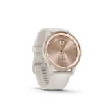 Garmin Vivomove Trend Stainless Steel Bezel White Cream Watch