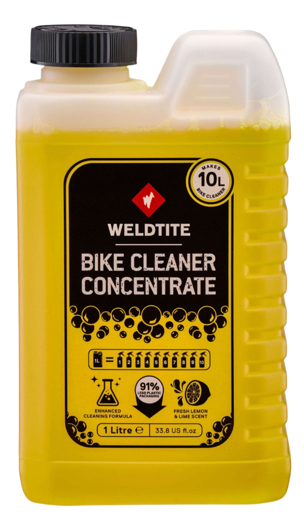 Weldtite Lemon Bike Cleaner Concentrate 1L