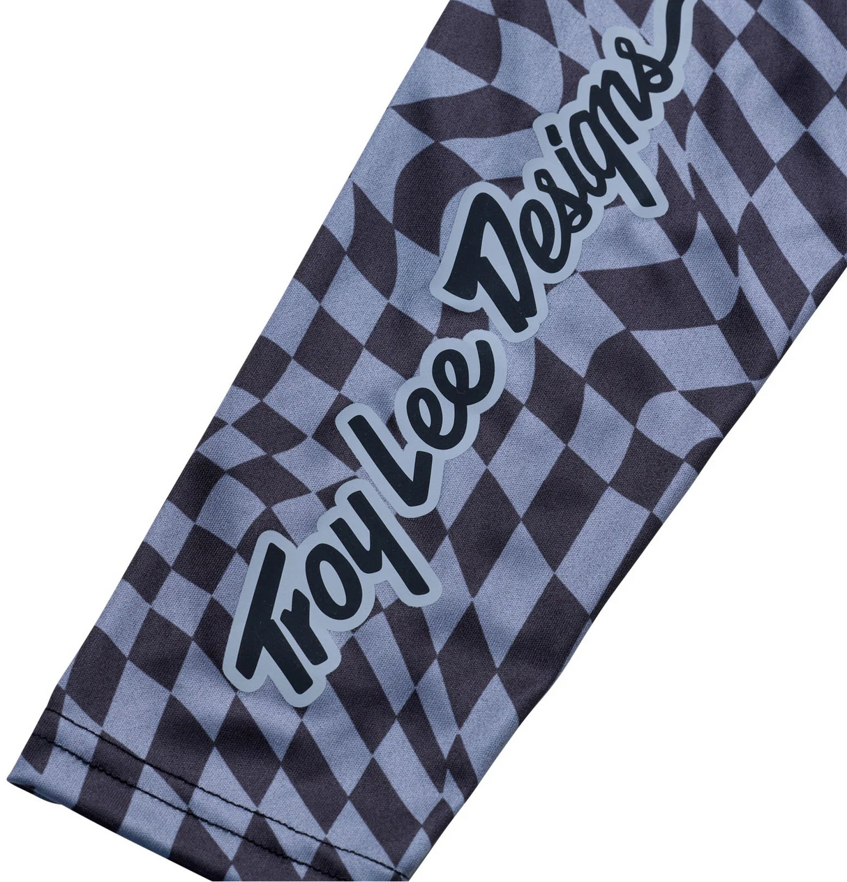 Troy Lee Designs WOMENS LILIUM LS JERSEY TWISTED CHECKERS BLACK / GRAY SLEEVE