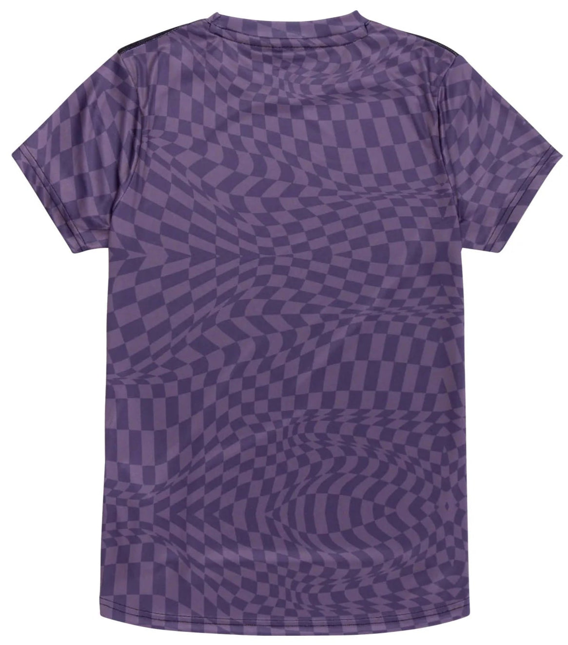 Troy Lee Designs WOMENS LILIUM SS JERSEY TWISTED CHECKERS DEEP PURPLE