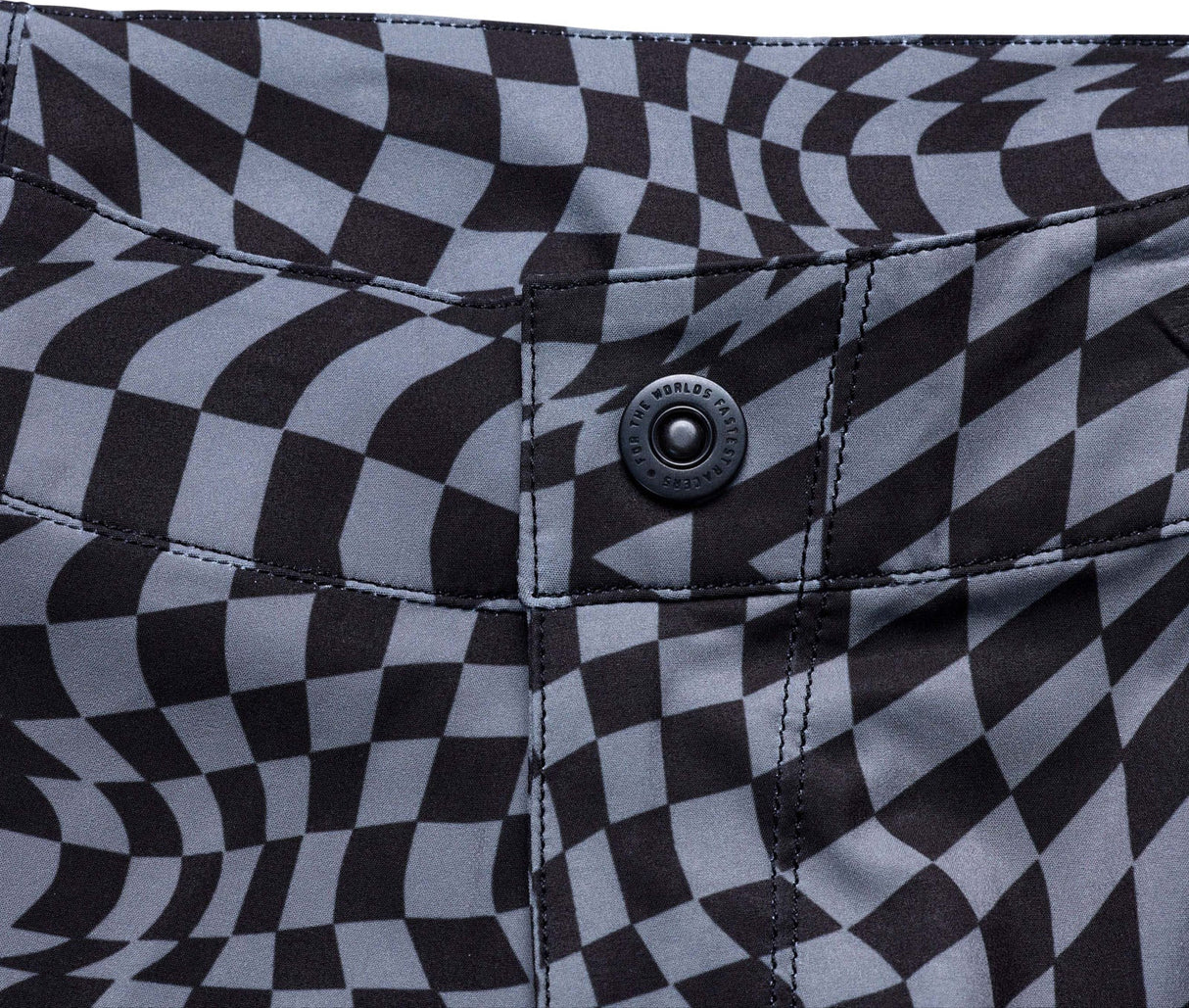 Troy Lee Designs WOMENS LILIUM PANT TWISTED CHECKERS BLACK BUTTON