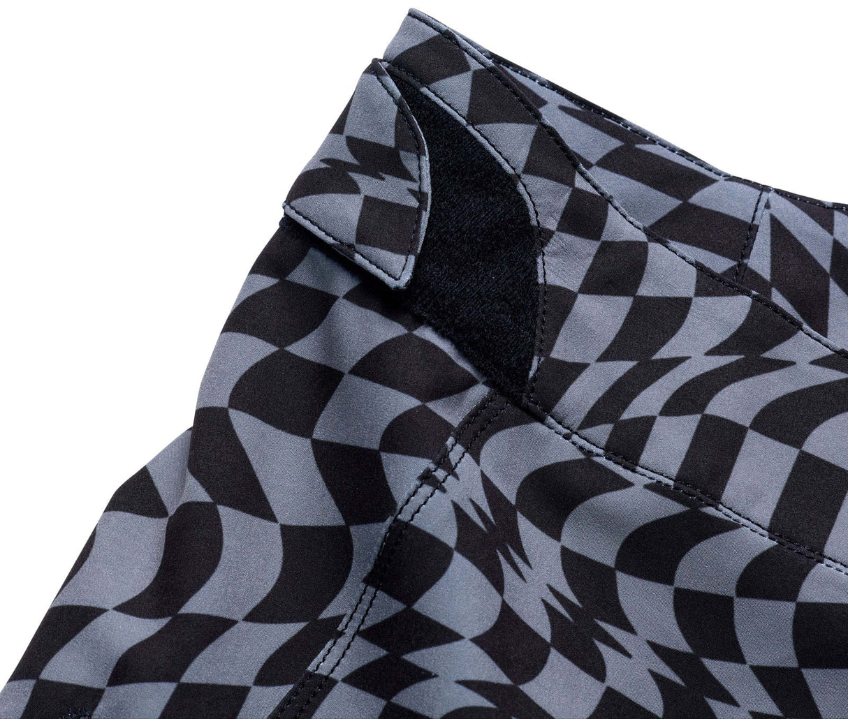 Troy Lee Designs WOMENS LILIUM PANT TWISTED CHECKERS BLACK DETAIL