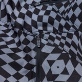 Troy Lee Designs WOMENS LILIUM PANT TWISTED CHECKERS BLACK ZIPPER