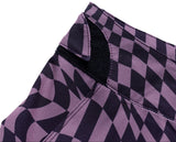 Troy Lee Designs WOMENS LILIUM PANT TWISTED CHECKERS PURPLE DETAIL