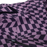Troy Lee Designs WOMENS LILIUM PANT TWISTED CHECKERS PURPLE DETAIL