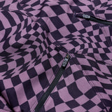 Troy Lee Designs WOMENS LILIUM PANT TWISTED CHECKERS PURPLE ZIPPER