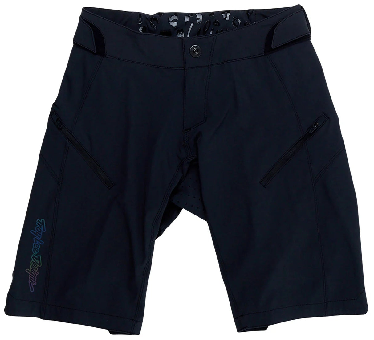 Troy Lee Designs WOMENS LILIUM SHORT SHELL BLACK FRONT