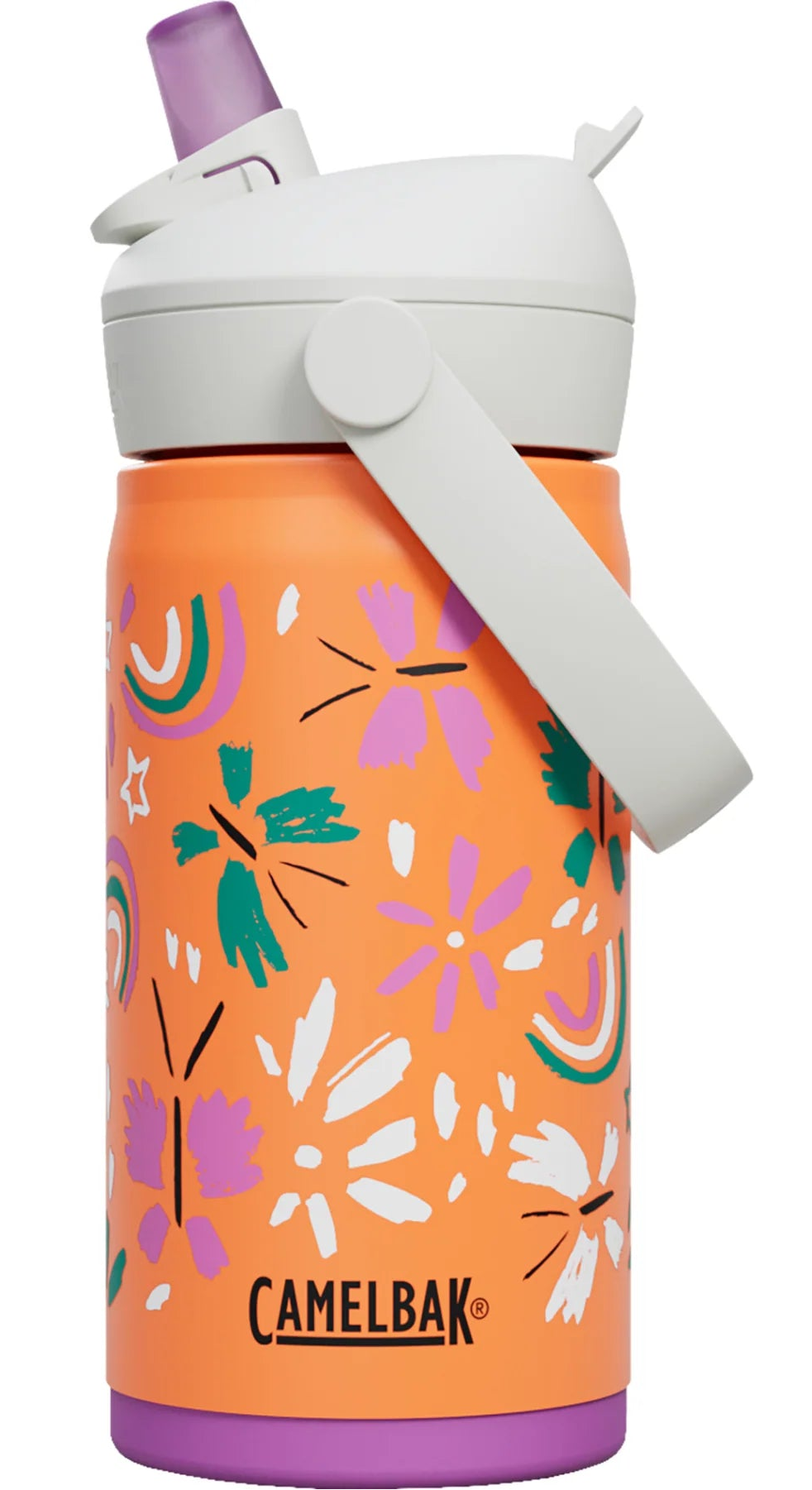 CamelBak Thrive Flip Straw Kids Bottle 0.35L Butterfly Rainbow