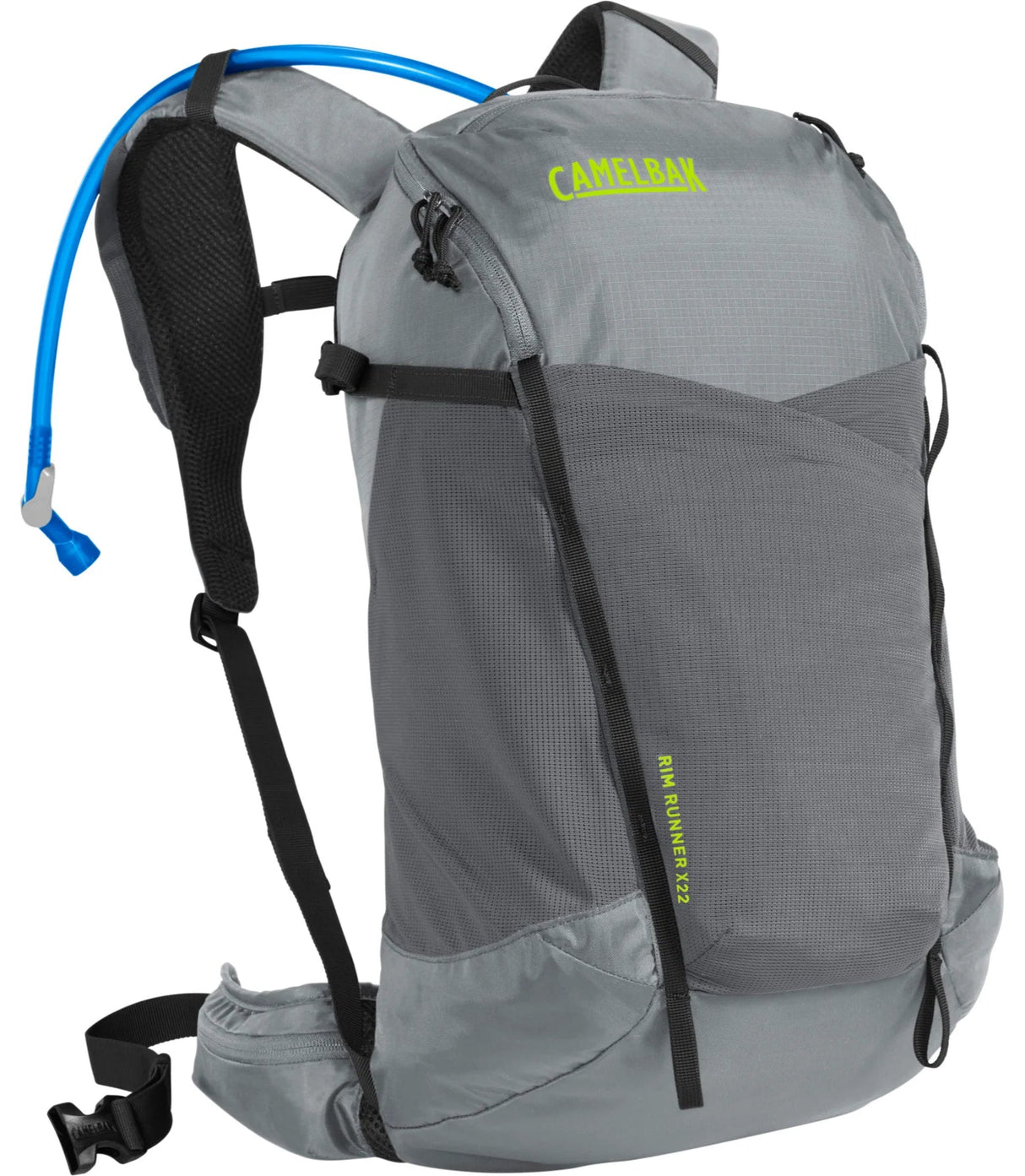 Camelbak Rim Runner X22 2L Hydration Pack Grey Flannel/Lime Punch