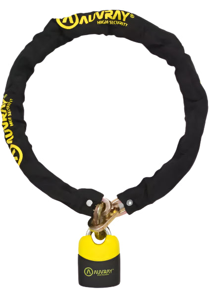 Auvray Bike Chain K-Block 200cm With Padlock