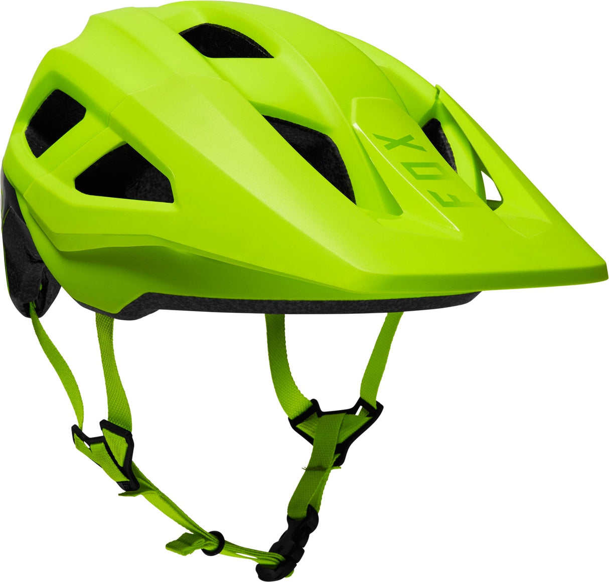 FOX Youth Mainframe MIPS MTB Helmet - Flo Yellow Front