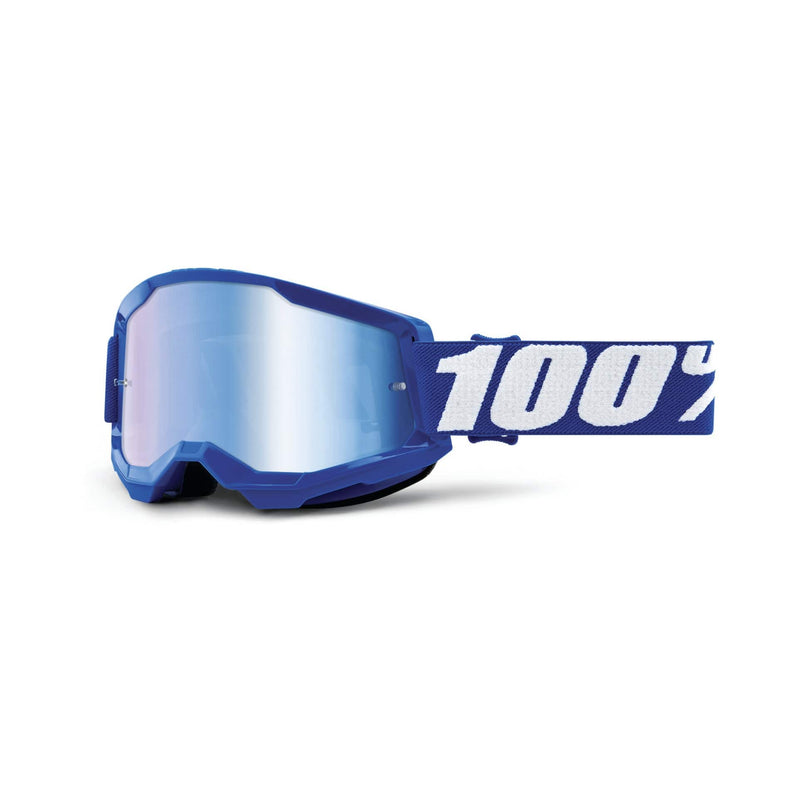 100% STRATA 2 Goggle Blue - Mirror Blue Lens