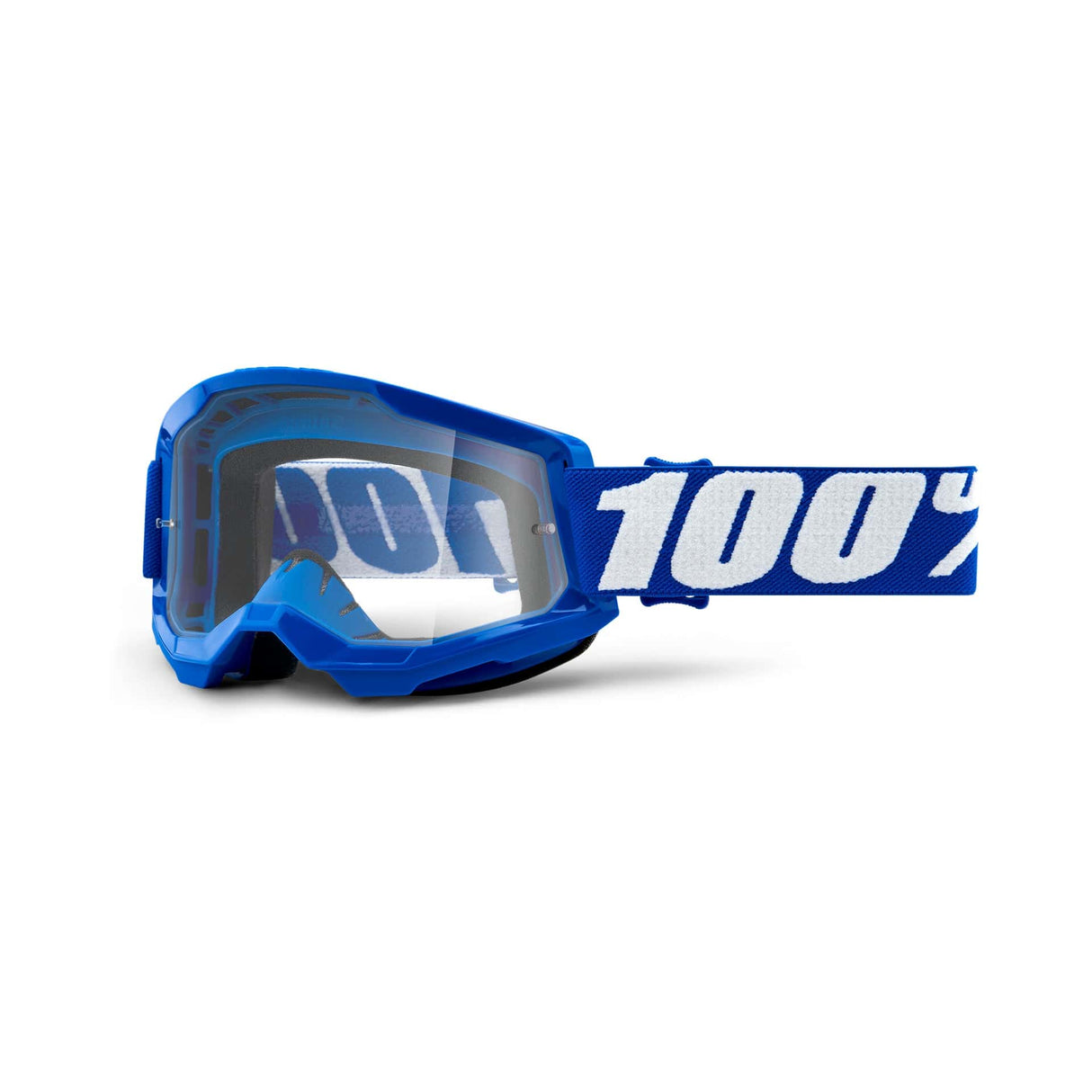 100 Percent Strata 2 Goggle Blue - Clear Lens MTB