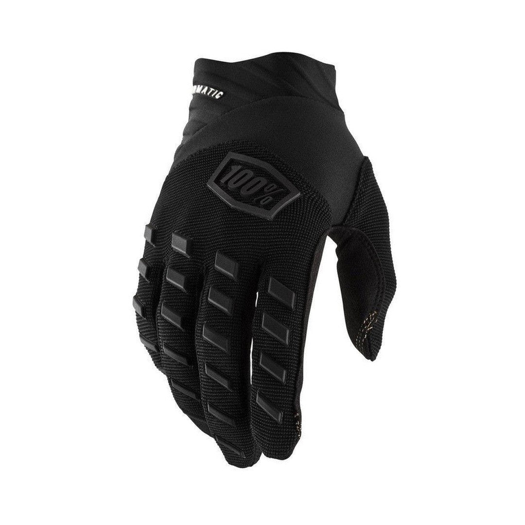 100 Percent 100% Airmatic Gloves Black Charcoal Electric bike