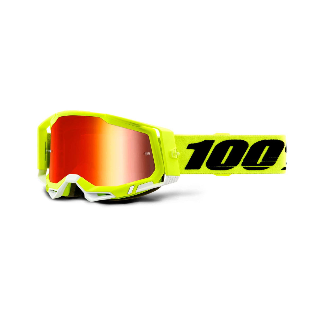 100 percent goggle lenses 100 Percent Racecraft 2 Goggle Yellow/Mirror Red Lens – Crooze