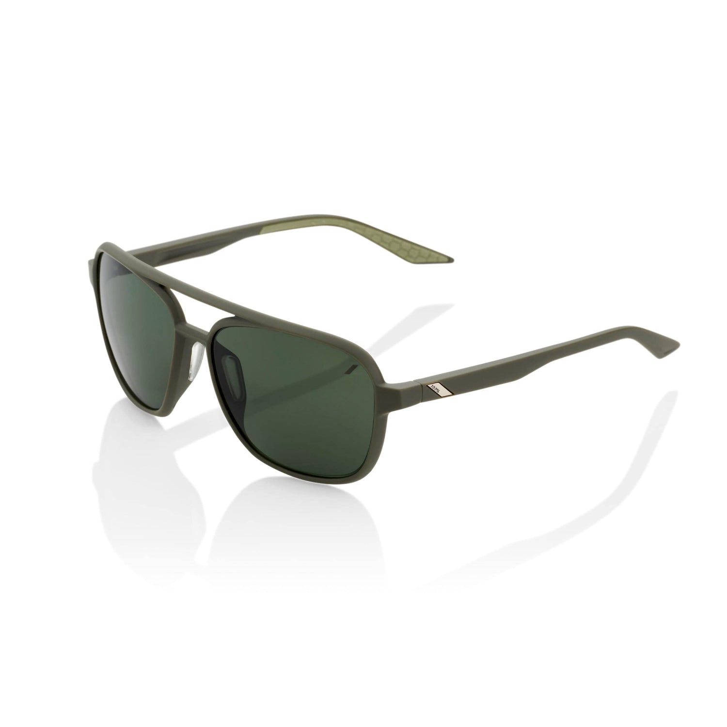 100 Percent Kasia Sunglasses Army Green/Grey Green Lens