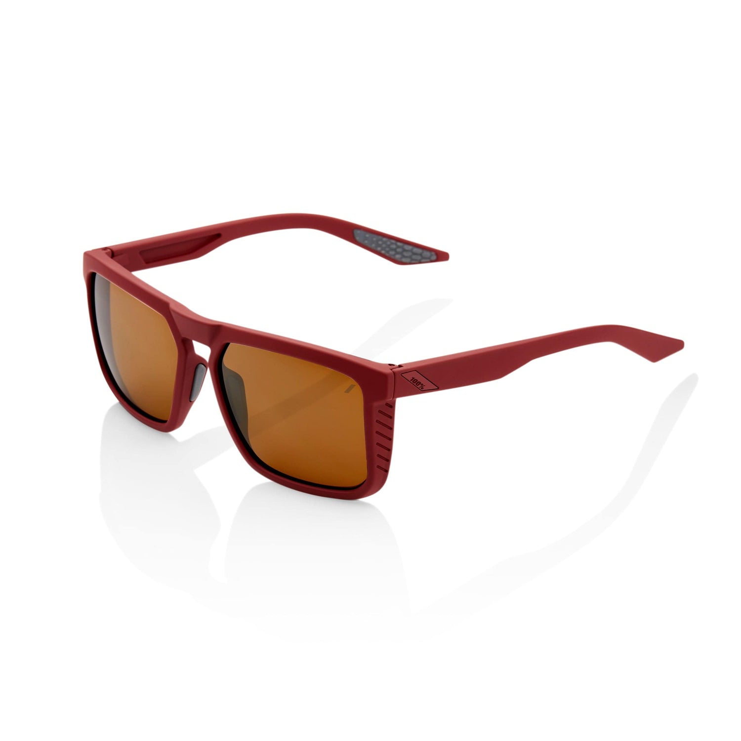 100 Percent Renshaw Sunglasses Crimson/Bronze Lens