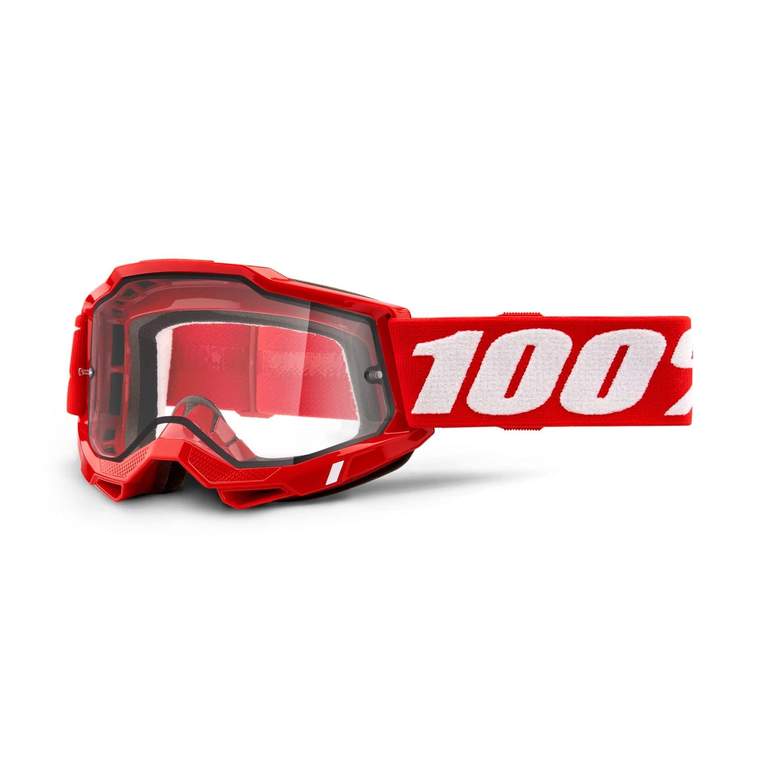 100 Percent ACCURI 2 Enduro Goggle Red - Clear Dual