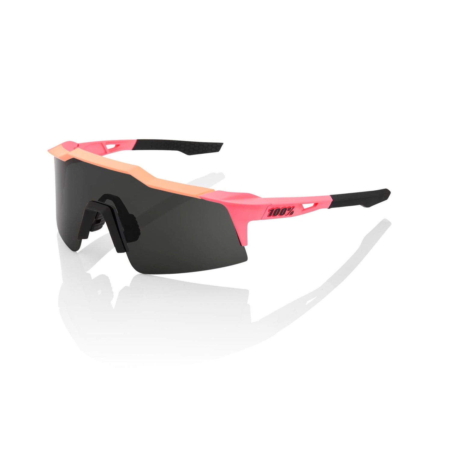 100 Percent Eyewear SPEEDCRAFT SL - Matte Washed Neon Pink - Smoke
