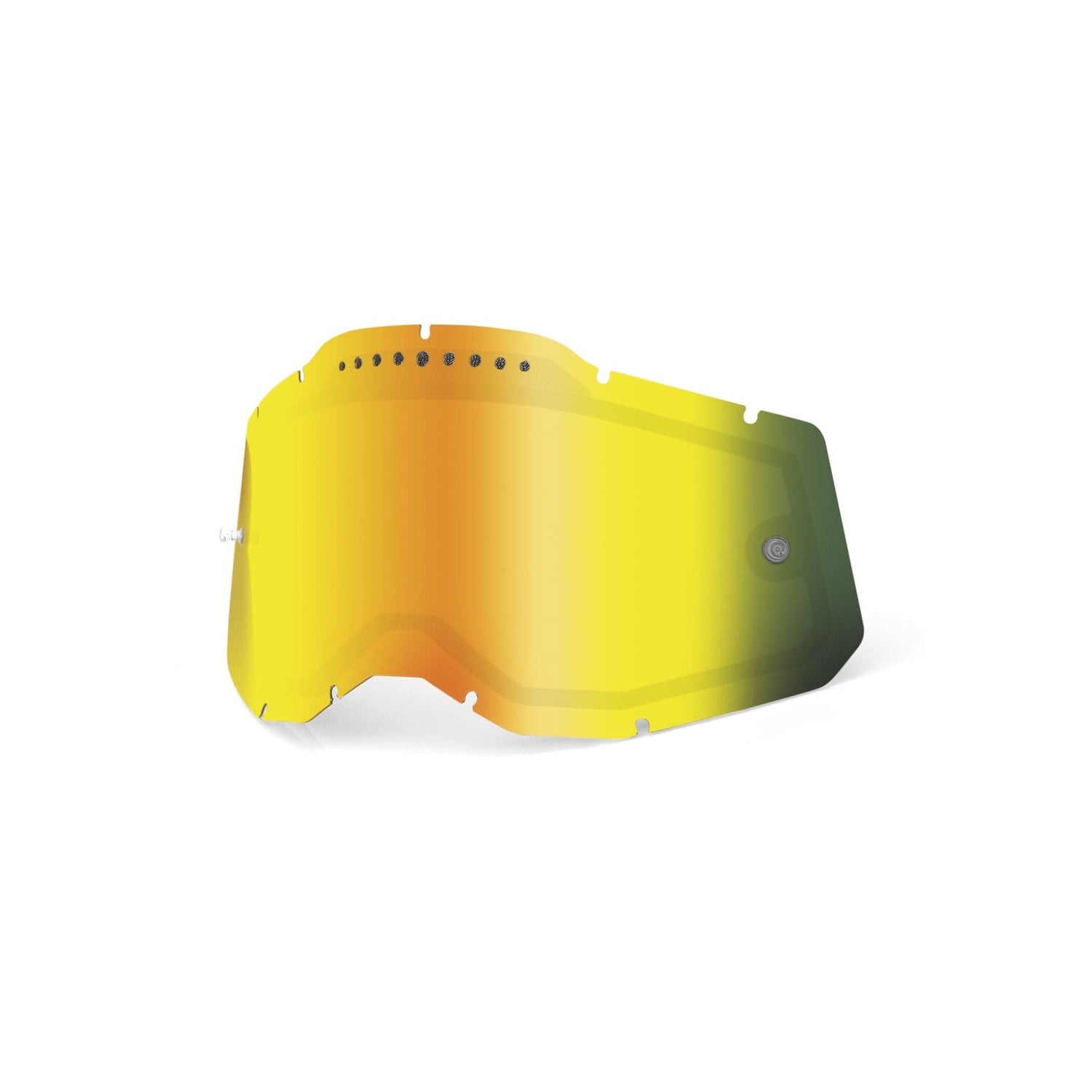 100 Percent RC2/AC2/ST2 Repl Lens - V Dual Mirr Gold
