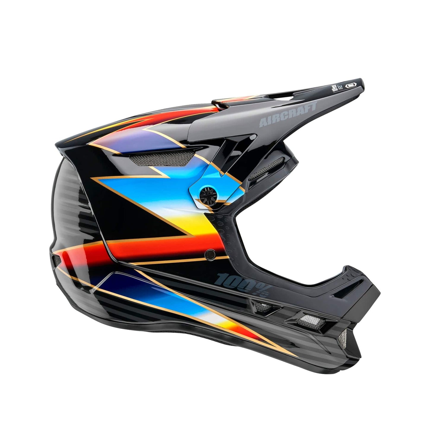 100 Percent AIRCRAFT COMPOSITE Helmet Knox/Black