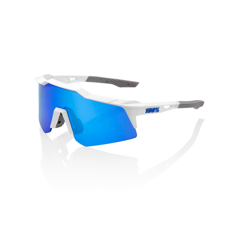100 Percent Eyewear SPEEDCRAFT XS - Matte White - Blue Mirror