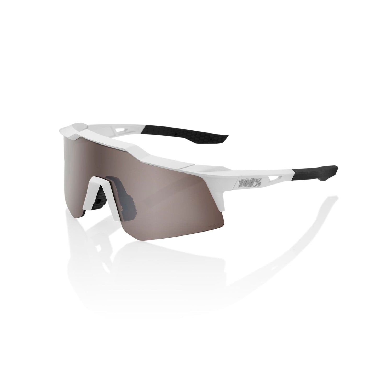 100 Percent Eyewear SPEEDCRAFT XS - Matte White - HiPER Silver